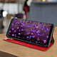Acheter Avizar Étui pour Samsung Galaxy S9 Plus Housse Cuir Portefeuille Fonction Support Rouge