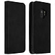 Avizar Housse pour Samsung Galaxy S9 Étui Porte-cartes Fonction Support Coque Silicone Gel Noir Étui folio spécialement conçu pour Samsung Galaxy S9