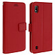 Avizar Housse Samsung Galaxy A10 Etui Folio Soft Touch Support Vidéo rouge - Housse folio spécialement conçue pour Samsung Galaxy A10