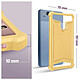 Avizar Coque pour Smartphone 4.7'' à 5.3'' Silicone Gel Coins Renforcés Dos Effet Cuir pas cher