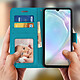 Avis Avizar Housse pour Huawei P30 Étui Folio Portefeuille Fonction Support Vidéo Bleu