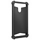 Avizar Coque Smartphone 4.3'' à 4.7'' Silicone Gel Coins Bumper Dos Effet Cuir Argent - Une coque universelle conçue pour votre smartphone