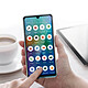 Avizar Coque pour Huawei P30 Lite Silicone et Film Verre Trempé 9H pas cher