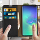 Acheter Avizar Étui pour Samsung Galaxy S10 Plus Housse Folio Cuir Support Vidéo