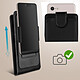 Avizar Étui pour Smartphone Universel Clapet Vertical Portefeuille Taille 3XL pas cher