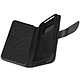 Avizar Etui Smartphone 5,5 à 6,0'' Portefeuille Mutirangements Caméra Slide noir - Housse portefeuille universel à languette magnétique pour appareil.
