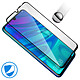 Avizar Film Huawei P Smart 2019 / 2020 / Honor 10 Lite Protection Verre Trempé 9H Noir pas cher
