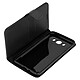 Avizar Housse Étui Folio Portefeuille pour Samsung Galaxy J7 2016 - Fonction Support Noir Etui folio à languette magnétique pour Samsung Galaxy J7 2016