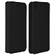 Avizar Housse pour iPhone XR Étui folio Porte-cartes Fonction support - Housse de protection intégrale - Noir