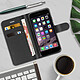 Avis Avizar Housse pour iPhone 6 / 6S Portefeuille Espaces de Rangement Fonction Support