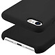 Avizar Coque pour iPhone SE 2022 / 2020 et 8 / 7 Souple Soft Touch Anti-rayures Noir pas cher