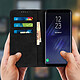 Avis Avizar Housse pour Samsung Galaxy S8 Plus Étui Porte-cartes Fonction Support Coque Silicone Gel