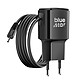 Blue Star Chargeur Secteur pour Nokia 6101 / 6300 / 1208 Embout Rond 2mm Noir - Ce chargeur secteur Blue Star permet de recharger les anciens téléphones Nokia équipés d'un connecteur rond 2mm