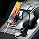 Support Auto Téléphone Prise Allume-cigare avec 2 USB + Prise Allume-cigare Noir pas cher