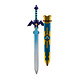 The Legend of Zelda Skyward Sword - Réplique plastique Epée Link´s Master Sword 66 cm Réplique en plastique de l' épée Link´s Master Sword 66 cm tirée du jeu vidéo The Legend of Zelda Skyward Sword.