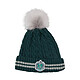 Harry Potter - Bonnet a Pom-Pom Slytherin Bonnet a Pom-Pom Harry Potter, modèle Slytherin.