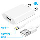 Avis Avizar Chargeur Secteur USB pour iPhone 1A 5W avec Câble USB-A vers Lightning 1m Blanc