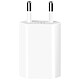 Avizar Chargeur Secteur USB pour iPhone 1A 5W avec Câble USB-A vers Lightning 1m Blanc pas cher