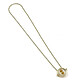 Harry Potter - Pendentif et collier Spinning Time Turner (plaque or) Pendentif et collier Harry Potter, modèle Spinning Time Turner (plaque or).