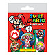 Nintendo  - Pack 5 badges Super Mario Pack 5 badges Super Mario.