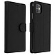 Avizar Étui Apple iPhone 11 Housse Intégrale Porte-cartes Fonction Support noir - Housse portefeuille spécialement conçue pour Apple iPhone 11