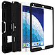 Avizar Coque iPad Pro 10.5 et iPad Air 3 2019 Protection Bi-matières Béquille - Noir Coque Antichoc conçue appareil