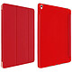 Avizar Housse iPad Air 3 2019 et iPad Pro 10.5 Clapet Support Vidéo Trifold Rouge Housse Folio conçue pour appareil