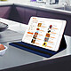 Avizar Étui pour Apple iPad Air 3 2019 / Pro 10.5 Intégrale Support Rotatif 360° Bleu nuit pas cher