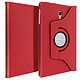 Avizar Housse Samsung Galaxy Tab A 10.5 Etui Ajustable Support Orientable 360° Rouge - Housse de protection spécialement conçue pour la Samsung Galaxy Tab A 10.5