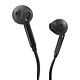Acheter Écouteurs Filaires Jack 3.5mm Son Clair Micro et Télécommande Câble Plat Noir