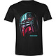 Star Wars The Mandalorian - T-Shirt Reflection T-Shirt Star Wars The Mandalorian, modèle Reflection.