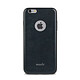 Moshi iGlaze Napa pour iPhone 6 Plus/6S Plus Mignight Blue Coque cuir vegan pour iPhone 6 Plus/6S Plus