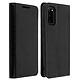 Étui pour Samsung Galaxy S20 Folio Cuir Véritable Porte cartes Support Vidéo Noir - Housse de protection spécialement conçue pour le Samsung Galaxy S20