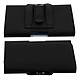 Avizar Etui Ceinture Smartphone 5.5 à 6 Housse Protecteur Attache Clip/Passant - Noir - Pochette Universelle Ceinture conçue pour appareil, Taille XL