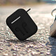 Avis Avizar Coque pour AirPods 1 / 2 Souple Anti-traces Anti-rayures avec Mousqueton Noir