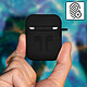 Acheter Avizar Coque pour AirPods 1 / 2 Souple Anti-traces Anti-rayures avec Mousqueton Noir