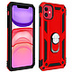 Avizar Coque pour iPhone 11 Antichoc bi-matières Bague Support Vidéo - Coque de protection spécialement conçue pour Apple iPhone 11