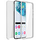 Avizar Coque Samsung Galaxy S20 Ultra Arrière Rigide Intégrale Avant Souple Transparent - Coque de protection spécialement conçue pour le Samsung Galaxy S20 Ultra