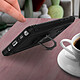 Acheter Avizar Coque pour Samsung Galaxy Note 10 Lite Antichoc Bi-matière Bague Support Vidéo Noir