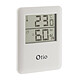 Thermomètre hygromètre magnétique LCD - blanc - Otio