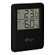 Thermomètre hygromètre magnétique LCD - noir - Otio