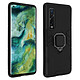 Avizar Coque Oppo Find X2 Pro Antichoc Multicouche Bague Support Vidéo Noir Coque de protection spécialement conçue pour le Oppo Find X2 Pro, Collection Kickstand