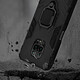 Avizar Coque pour Xiaomi Redmi Note 9 Pro Max/9 Pro/9S Antichoc Hybride Bague Support Noir pas cher