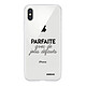 Evetane Coque iPhone Xs Max silicone transparente Motif Parfaite Avec De Jolis Défauts ultra resistant Coque iPhone Xs Max silicone transparente Parfaite Avec De Jolis Défauts ultra resistant Protection housse Motif Ecriture Tendance