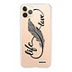 Evetane Coque iPhone 11 Pro Max 360 intégrale transparente Motif Love Life Tendance . Coque iPhone 11 Pro Max 360 intégrale transparente Love Life Tendance .