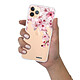 Evetane Coque iPhone 11 Pro Max 360 intégrale transparente Motif Cerisier Tendance . pas cher