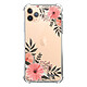 Evetane Coque iPhone 11 Pro anti-choc souple angles renforcés transparente Motif Fleurs roses Coque iPhone 11 Pro anti-choc souple angles renforcés transparente Fleurs roses