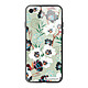 LaCoqueFrançaise Coque iPhone 7/8/ iPhone SE 2020/ 2022 Coque Soft Touch Glossy Fleurs vert d'eau Design Coque iPhone 7/8/ iPhone SE 2020/ 2022 Coque Soft Touch Glossy Fleurs vert d'eau Design