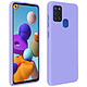 Avizar Coque Samsung Galaxy A21s Silicone Semi-rigide Finition Soft Touch Violet - Coque de protection spécialement conçue pour Samsung Galaxy A21s
