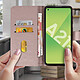 Avis Avizar Étui pour Samsung Galaxy A21s Clapet Portefeuille Support Vidéo Rose Gold